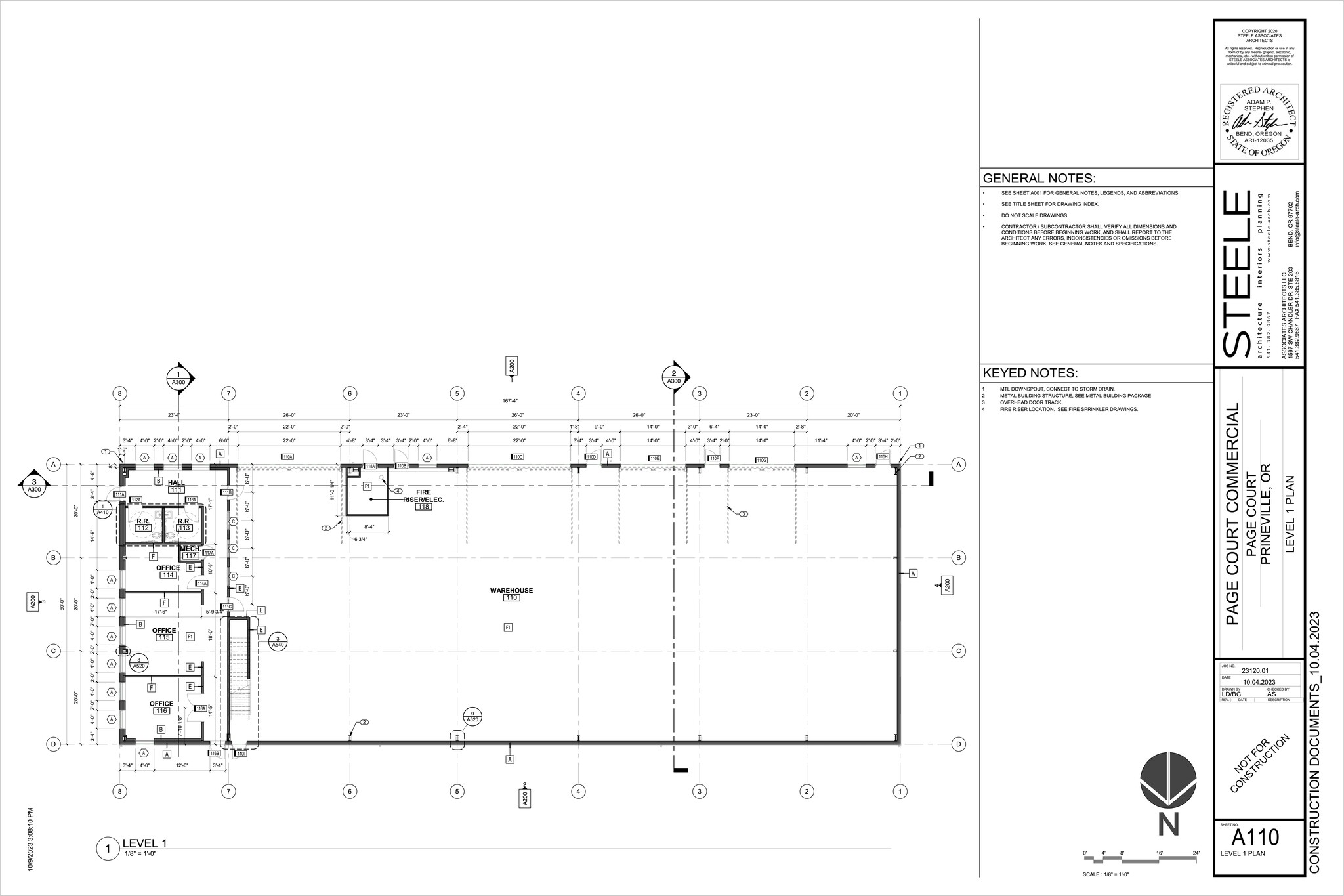 Page Ct, Prineville, OR à louer Plan de site- Image 1 de 2