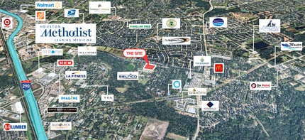 15607 Jarvis Rd, Cypress, TX - Aerial map view