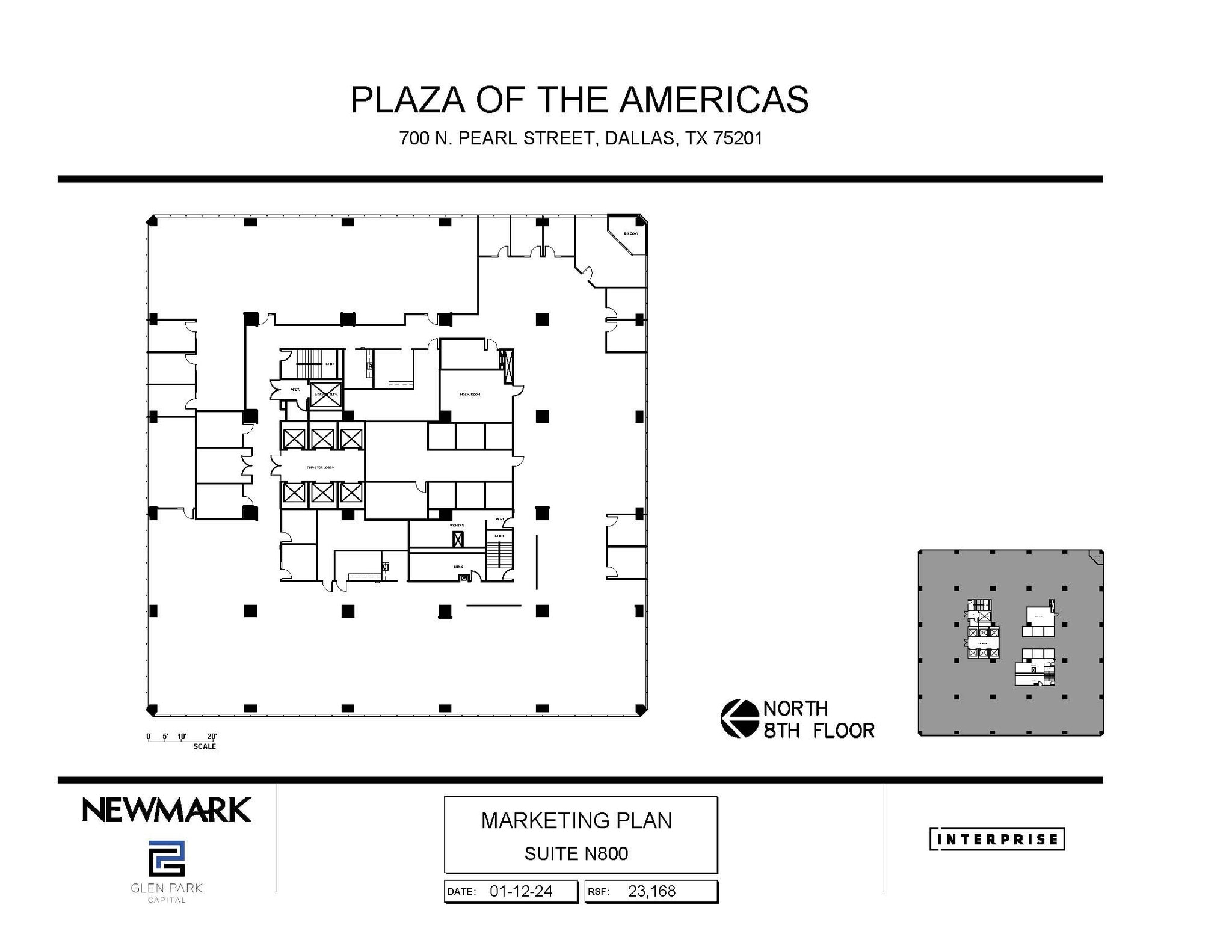 700 N Pearl St, Dallas, TX for lease Floor Plan- Image 1 of 1