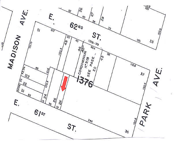 33 E 61st St, New York, NY for lease - Plat Map - Image 2 of 3