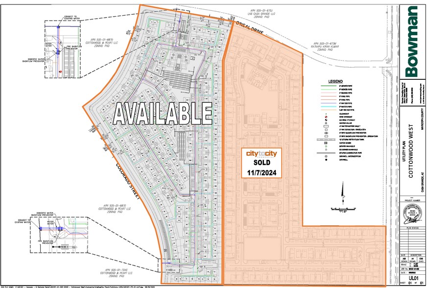 Cottonwood Ln & Peart Rd, Casa Grande, AZ à vendre - Photo du bâtiment - Image 2 de 4