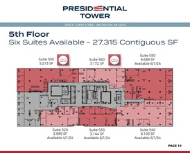 2550 S Clark St, Arlington, VA for lease Floor Plan- Image 1 of 1