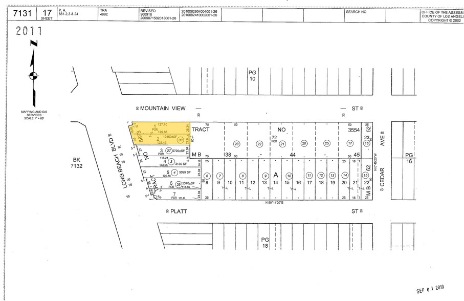 5264 Long Beach Blvd, Long Beach, CA à louer - Plan cadastral - Image 3 de 19