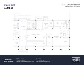 811 S Central Expy, Richardson, TX à louer Plan d’étage- Image 1 de 2