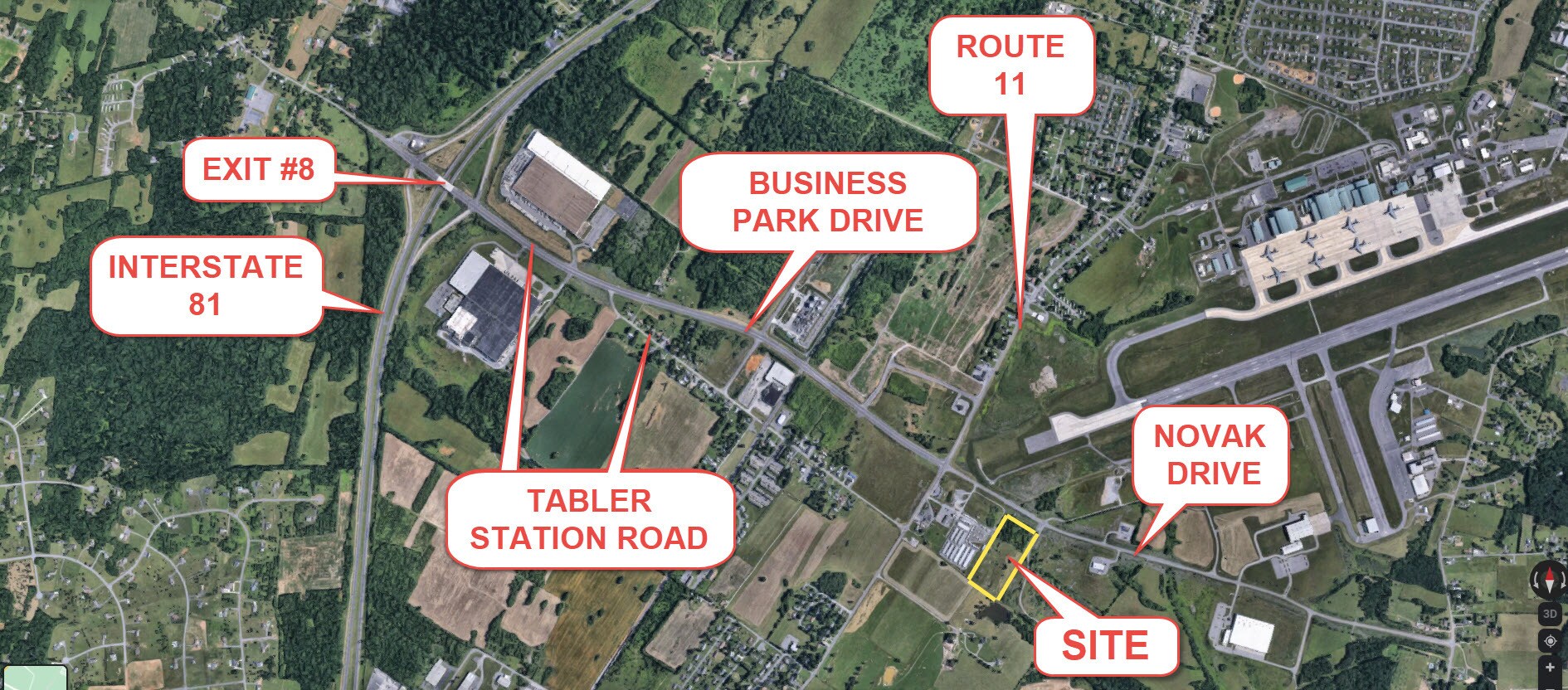 254 Novak Dr, Martinsburg, WV for lease Aerial- Image 1 of 1