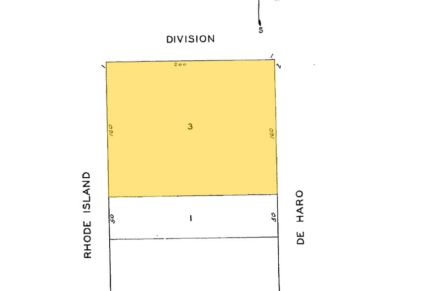 1-25 Division St, San Francisco, CA à louer - Plan cadastral - Image 1 de 1