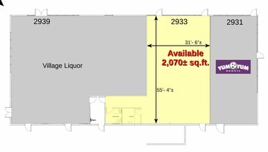 2969 G St, Merced, CA à louer Plan d’étage- Image 1 de 1
