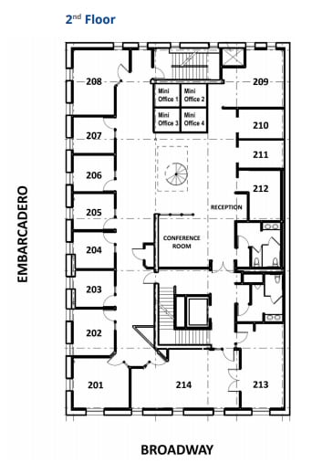 101 Broadway, Oakland, CA à louer Plan d  tage- Image 1 de 1