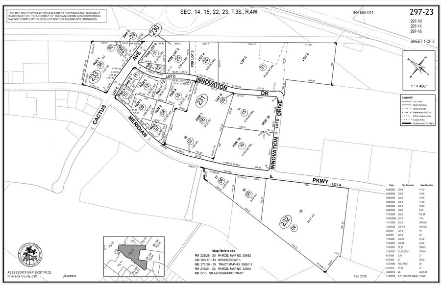 14635 Meridian Pky, Riverside, CA à vendre - Plan cadastral - Image 3 de 3