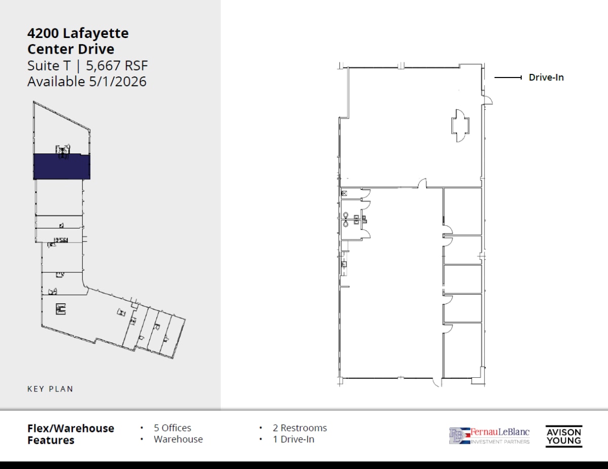 4230 Lafayette Center Dr, Chantilly, VA à louer Plan d’étage- Image 1 de 1