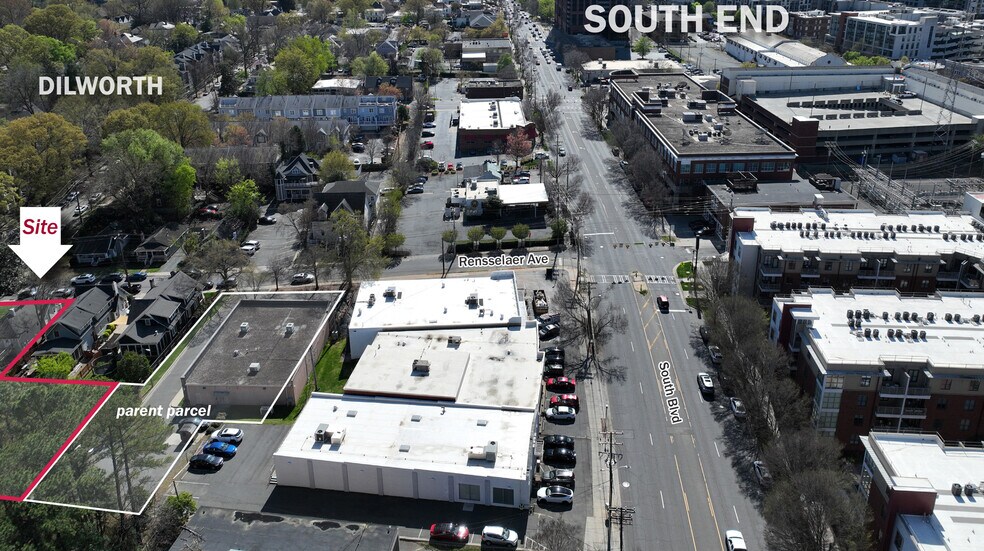 329 Rensselaer Ave, Charlotte, NC à vendre - Aérien - Image 2 de 3