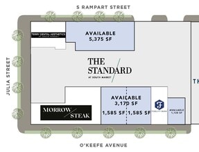 616 Okeefe Ave, New Orleans, LA for lease Site Plan- Image 2 of 3