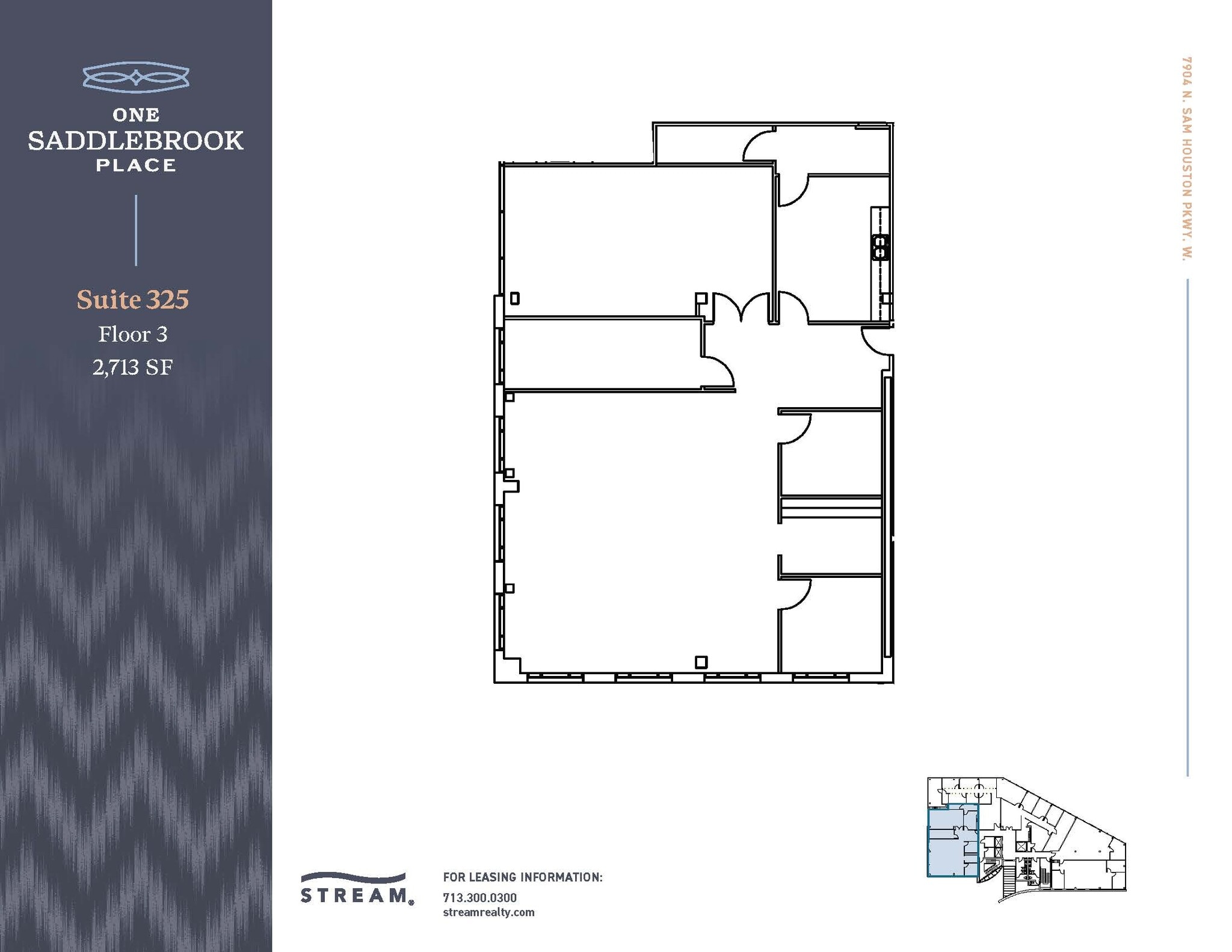 7906 N Sam Houston Pky W, Houston, TX for lease Floor Plan- Image 1 of 1
