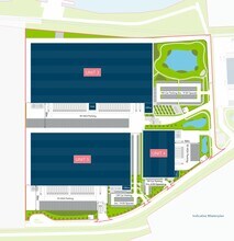 Kirkhaw Lane, Knottingley à louer Plan de site- Image 1 de 2