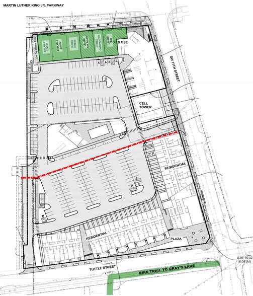 210 SW 11th St, Des Moines, IA à louer - Plan de site - Image 3 de 5