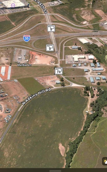 Highway 74 & Adkins Hill Rd, Norman, OK à vendre - Aérien - Image 2 de 3