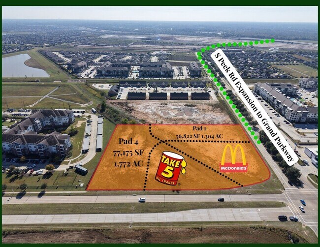 Plus de détails pour SEC Peek Rd & Bellaire blvd, Richmond, TX - Commerce de détail à louer