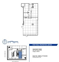 540 5th Ave SW, Calgary, AB for lease Floor Plan- Image 1 of 1