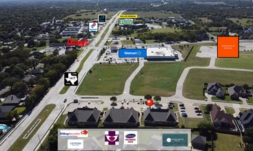 2913 Overland Trl, Sherman, TX - Aerial  map view