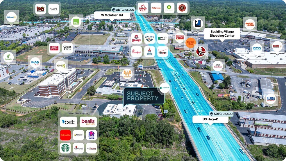 1301 N Express Way, Griffin, GA à vendre - Photo du bâtiment - Image 2 de 2