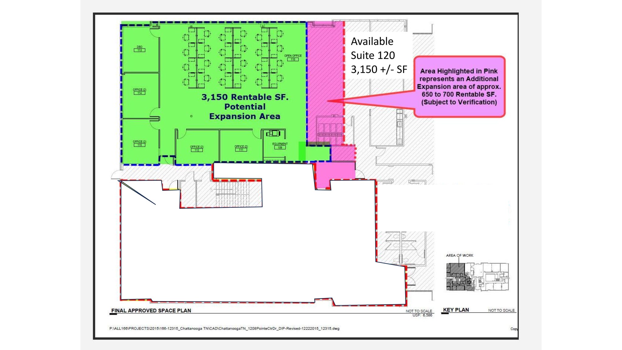 1208 Pointe Centre Dr, Chattanooga, TN à louer Plan de site- Image 1 de 2