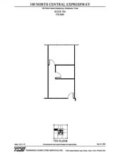 100 N Central Expy, Richardson, TX for lease Floor Plan- Image 1 of 2