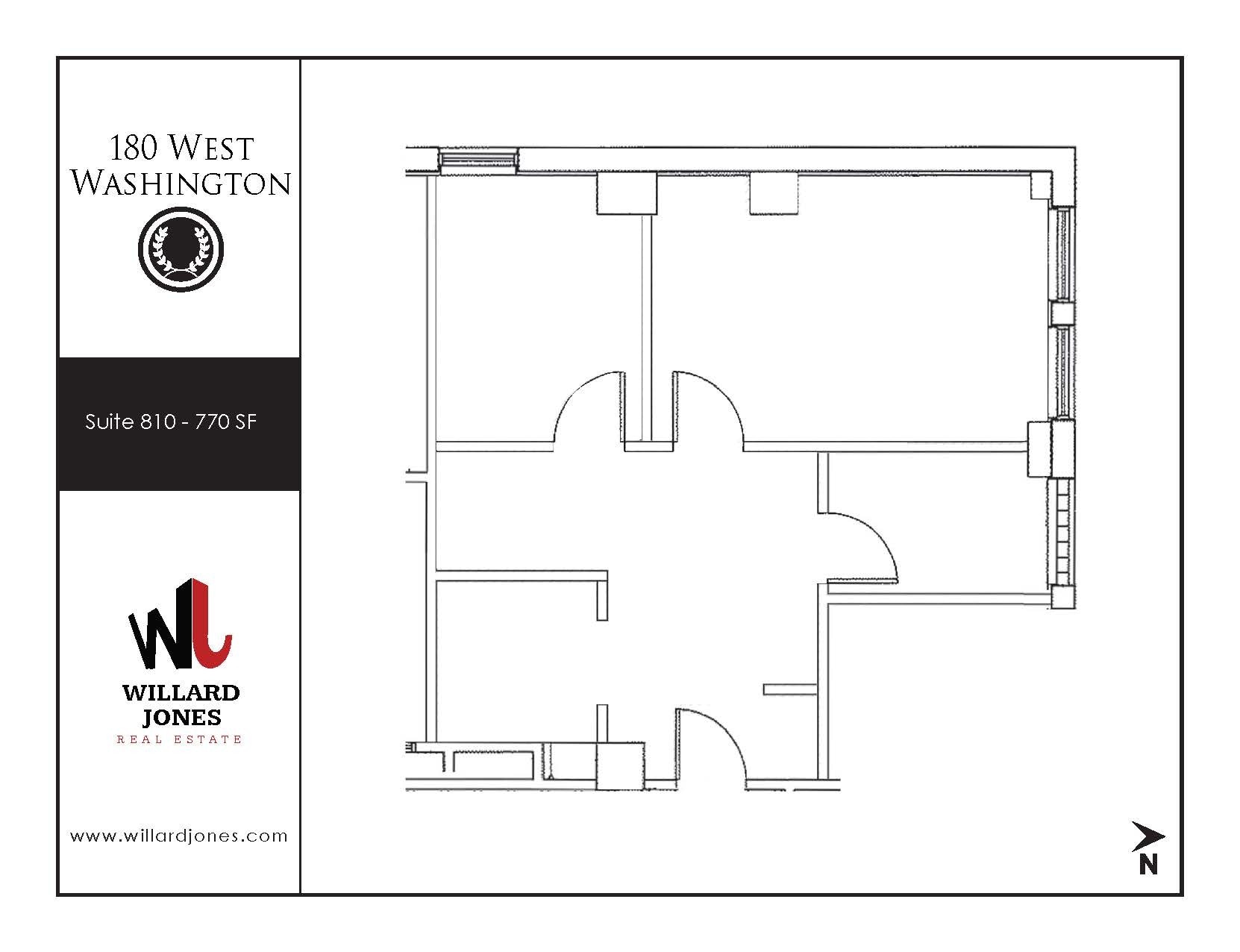 180 W Washington St, Chicago, IL for lease Floor Plan- Image 1 of 1
