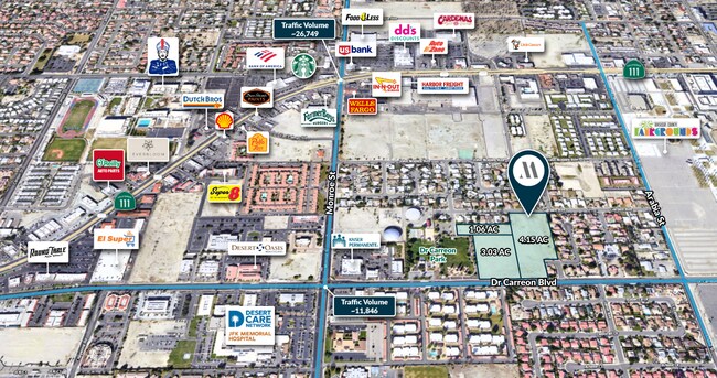 Plus de détails pour Doctor Carreon, Indio, CA - Terrain à vendre