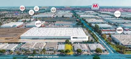 22608 Avalon Blvd, Carson, CA - Aérien  Vue de la carte - Image1