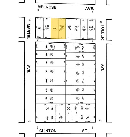 7368-7374 Melrose Ave, Los Angeles, CA à louer - Plan cadastral - Image 2 de 37