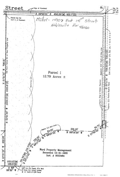 E 141st West of Prairie Bap Rd, Noblesville, IN for sale - Plat Map - Image 1 of 1