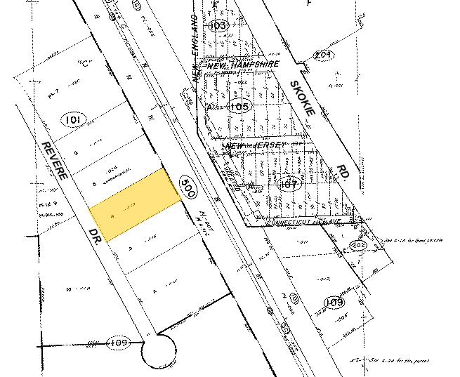 155 Revere Dr, Northbrook, IL for lease - Plat Map - Image 2 of 6