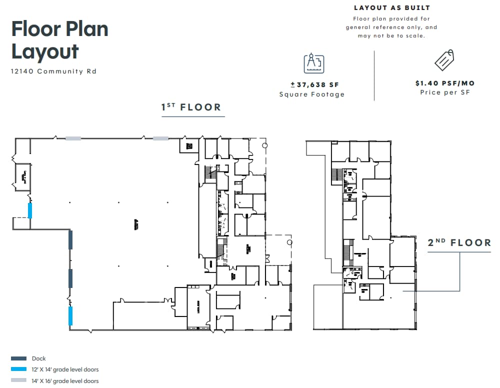 12140 Community Rd, Poway, CA for lease Floor Plan- Image 1 of 1