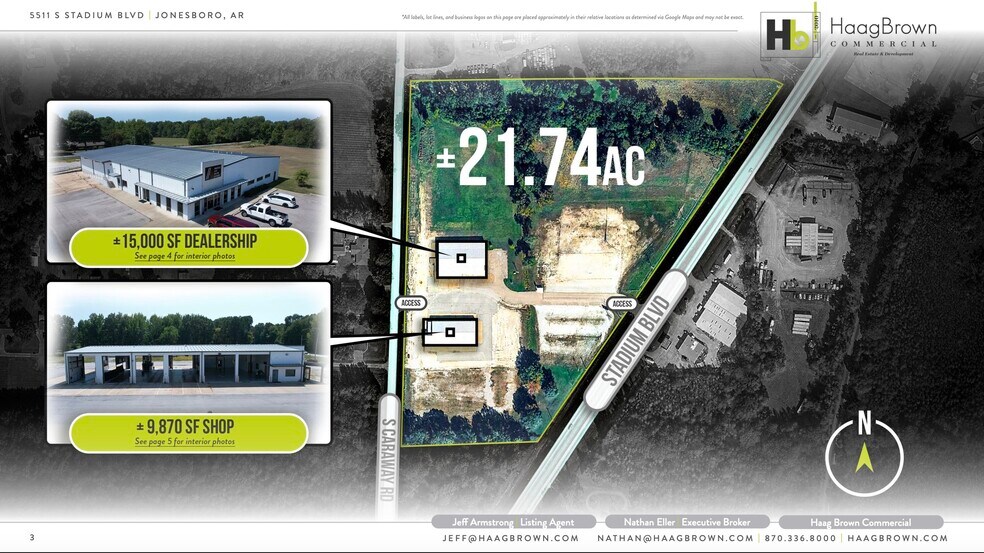 5511 Stadium Blvd, Jonesboro, AR à vendre - Photo du bâtiment - Image 3 de 10