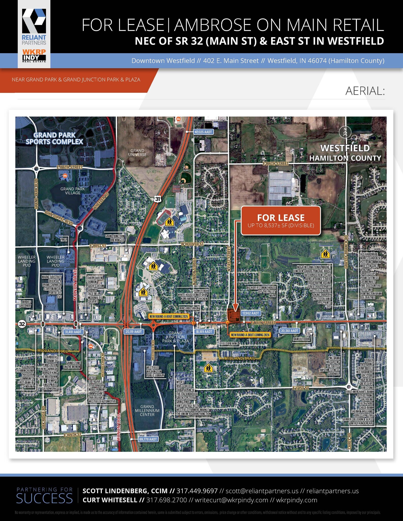 402 E. Main Street, Westfield, IN for lease Building Photo- Image 1 of 2