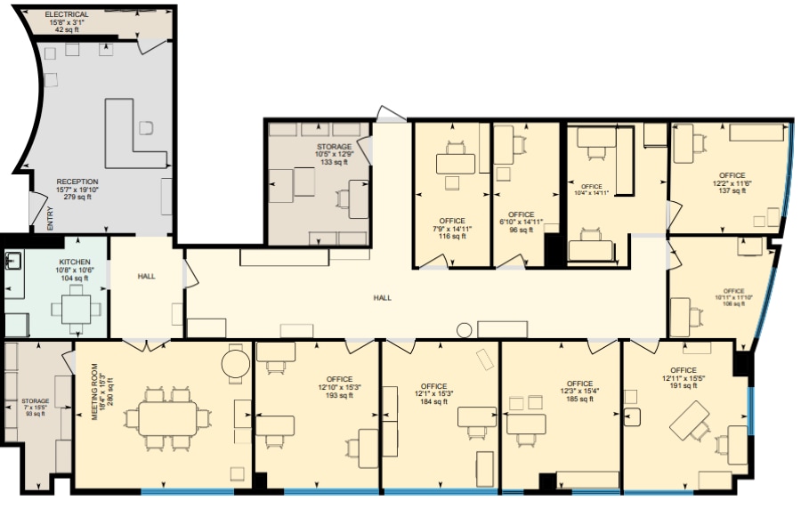 175 Admiral Cochrane Dr, Annapolis, MD for lease Floor Plan- Image 1 of 1