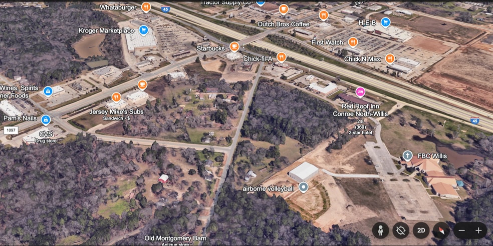 12271 Old Montgomery Rd, Willis, TX for sale - Aerial - Image 3 of 8