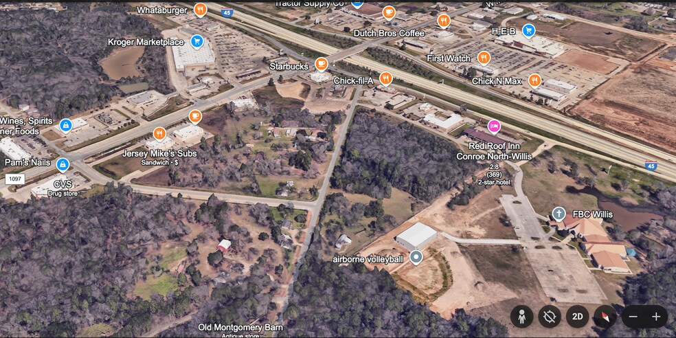 12271 Old Montgomery Rd, Willis, TX à vendre - Aérien - Image 3 de 8