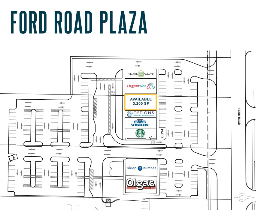 41725-41759 Ford Rd, Canton Township, MI for lease Floor Plan- Image 1 of 1