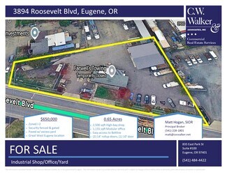 More details for 3894 Roosevelt Blvd, Eugene, OR - Industrial for Sale