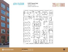 225 W Ohio St, Chicago, IL à louer Plan d  tage- Image 2 de 2