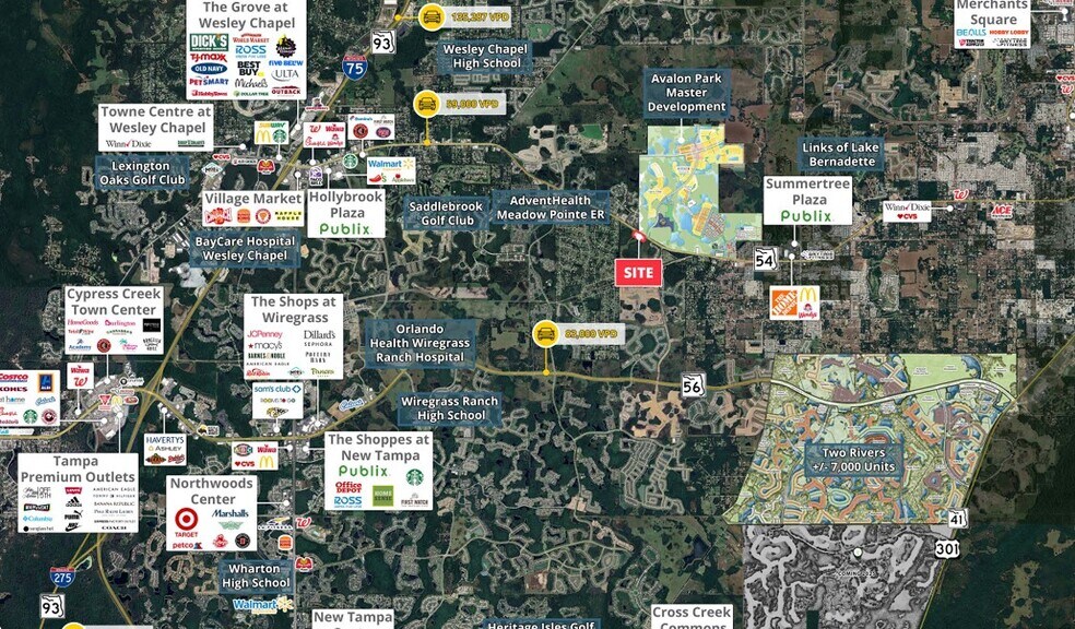 SR & 54 River Glen Blvd, Wesley Chapel, FL à louer - Photo du bâtiment - Image 1 de 4