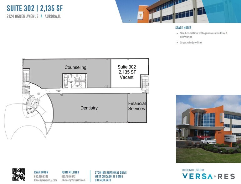 2124 Ogden Ave, Aurora, IL à louer - Plan d’étage - Image 3 de 9