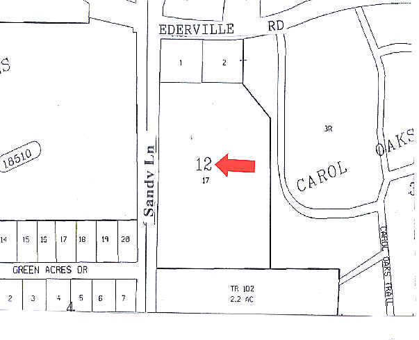 1525 Sandy Ln, Fort Worth, TX for sale - Plat Map - Image 3 of 3