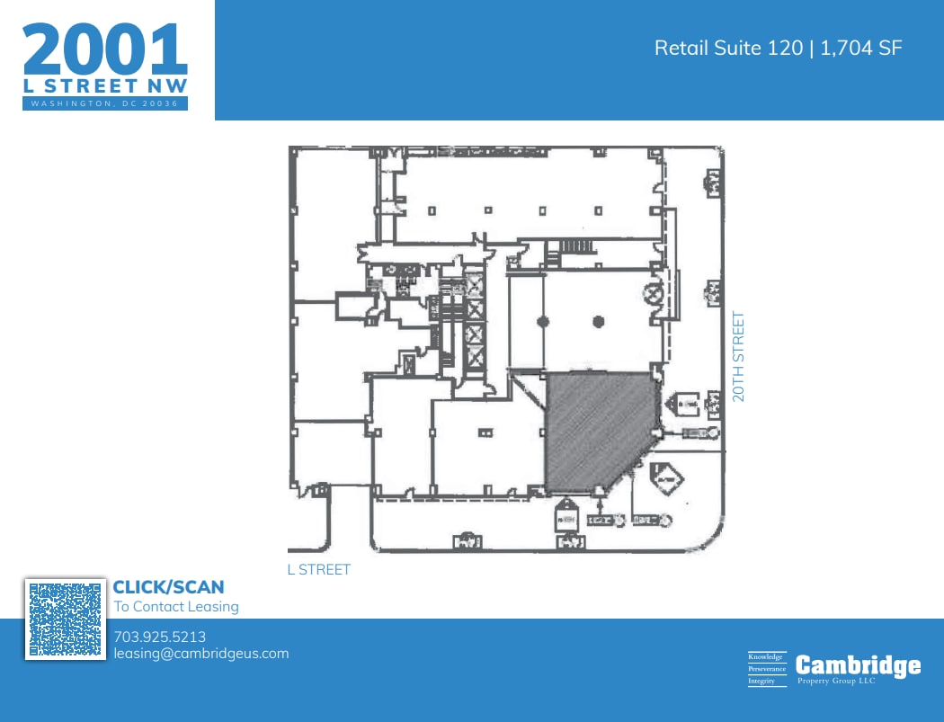 2001 L St NW, Washington, DC for lease Floor Plan- Image 1 of 1