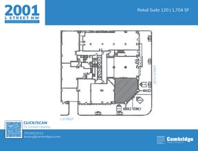 2001 L St NW, Washington, DC for lease Floor Plan- Image 1 of 1