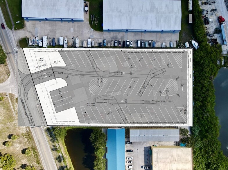 1050 Old Dixie Hwy, Vero Beach, FL à louer - Plan de site - Image 3 de 3
