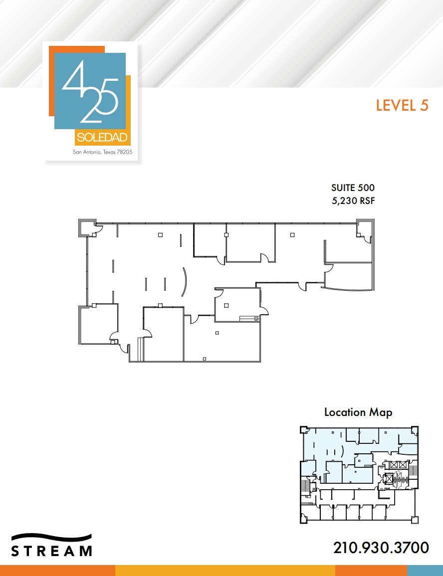 425 Soledad St, San Antonio, TX for lease Floor Plan- Image 1 of 1