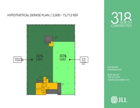 318 N Carpenter St, Chicago, IL à louer Plan d’étage- Image 1 de 2