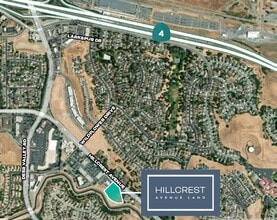 Hillcrest Ave, Antioch, CA - Aerial map view